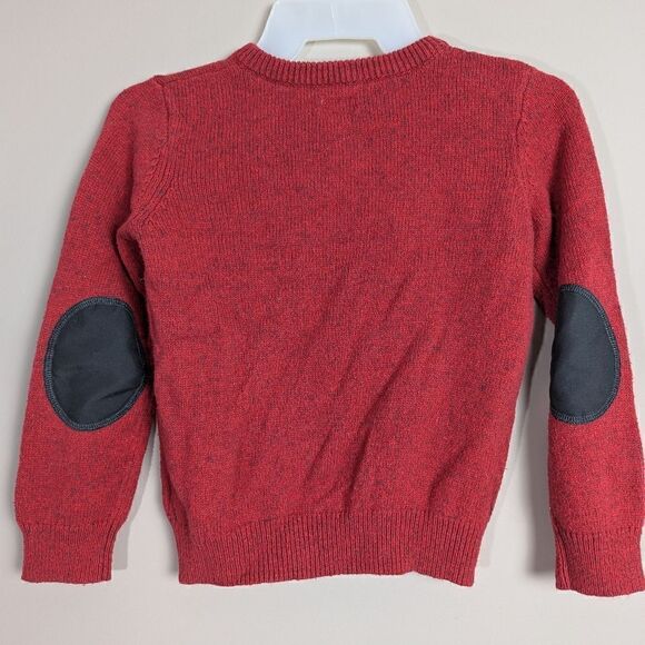 Hatley Moose sweater v-neck for kids red and black size 6 - Picture 3 of 6